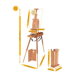 Backpacker Easel Italian Craftsmanship- Beechwood