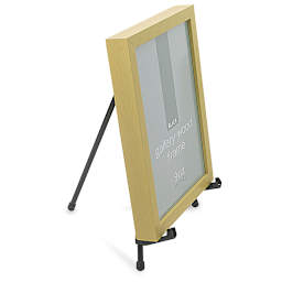 Quartet Instant Easel - Side view of Table Top Instant Easel holding frame