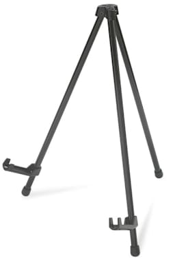 Quartet Instant Easel - Angled view of Table Top Instant Easel set up