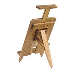 Tabletop Easel - Back view of easel with mast raised