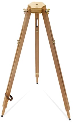 Mabef Pochade Box Tripod - Standing set up
