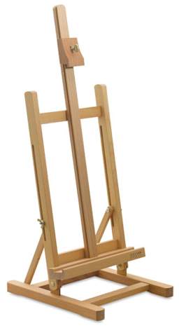 Jullian Table Easel - Angled view of Large Studio Table Easel