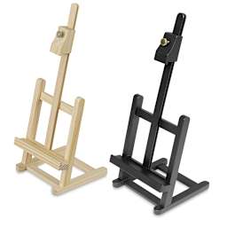 Blick Studio Mini Tabletop Easel - Natural and Black versions