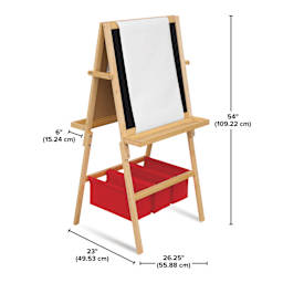 Blick Studio Adjustable Activity Easel, dimensions