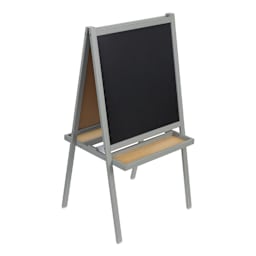 Blick Essentials Paint and Draw Easel - Gray - black side