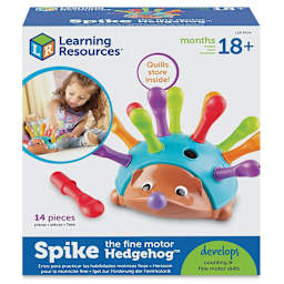 Learning Resources Spike the Fine Motor Hedgehog (front of packaging)