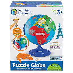 Learning Resources Puzzle Globe front of packaging