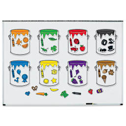 Learning Resources Splash of Color Magnetic Sorting Set (pieces on magnetic surface)