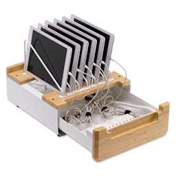 Copernicus Device Management Stand - 6 Device Stand, drawer open, tablets not included