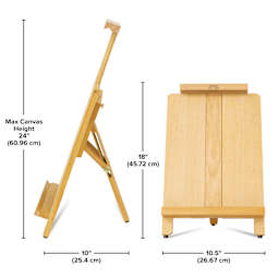 Blick Studio Table Easel by Jullian, dimensions