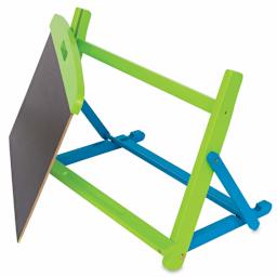 Kids Tabletop Easel - Angled board showing work surface removed 