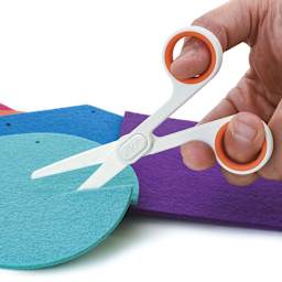 Slice Small Ceramic Scissors, 5.5", Rounded Tip, Cutting