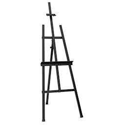 Studio Designs Metal Museum Easel - Black (Front of easel)