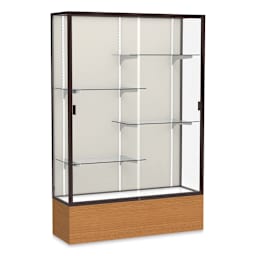 Waddell Reliant Series Display Case - 48", Plaque Back