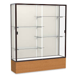 Waddell Reliant Series Display Case - 60", Plaque Back