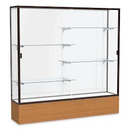 Waddell Reliant Series Display Case - 72", White Back