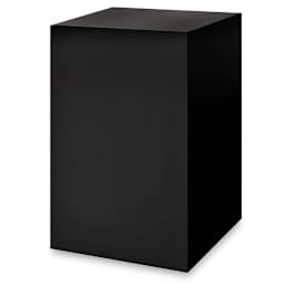 Xylem Laminate Pedestal - 15" x 15" x 24", Black