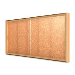 Waddell Legacy Wall Mounted Display Cabinet - 48" x 48" x 4", No Header, Cork Display