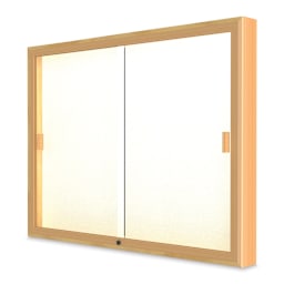 Waddell Legacy Wall Mounted Display Cabinet - 48" x 36" x 4", No Header, Plaque Display