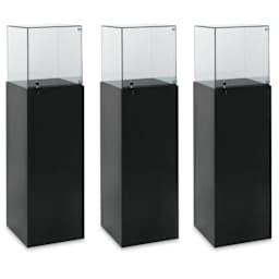 Techno Display Gallery Pedestals - 55 1/2", Large, Set of 3