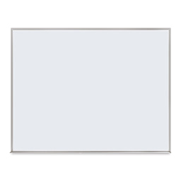 Ghent Dry Erase Chalkboard - 36" x 24", White Melamine