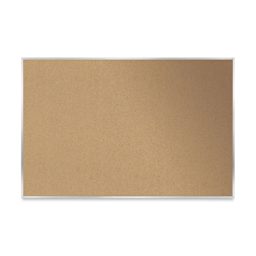 Ghent Open-Face Cork Board - 8 ft x 4 ft, Aluminum Frame