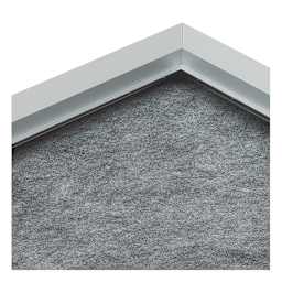 Tac-On Fabric Display Boards - Closeup of Corner of Board
