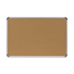 Cintra Cork Boards - Front view of Aluminum Framed Cork Board
