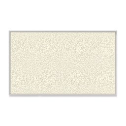Ghent PremaTak Tackboard - 5 ft x 4 ft, Ivory, Vinyl, Aluminum Frame