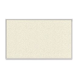 Ghent PremaTak Tackboard - 5 ft x 3 ft, Ivory, Vinyl, Aluminum Frame