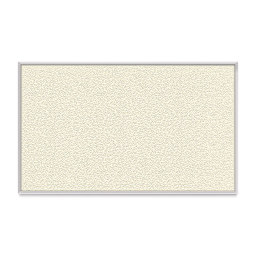 Ghent PremaTak Tackboard - 24" x 36", Ivory, Vinyl, Aluminum Frame