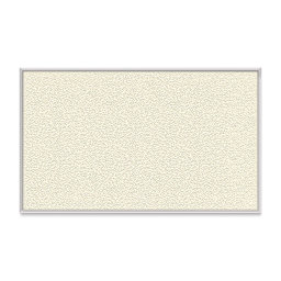 Ghent PremaTak Tackboard - 36" x 48", Ivory, Vinyl, Aluminum Frame