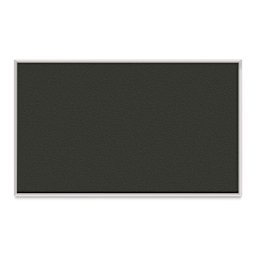 Ghent PremaTak Tackboard - 4 ft x 5 ft, Ebony, Vinyl, Aluminum Frame