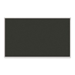 Ghent PremaTak Tackboard - 4 ft x 6 ft, Ebony, Vinyl, Aluminum Frame
