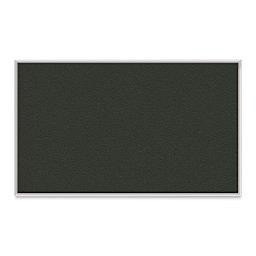Ghent PremaTak Tackboard - 36" x 48", Ebony, Vinyl, Aluminum Frame
