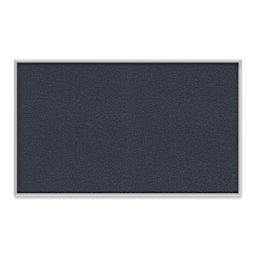 Ghent PremaTak Tackboard - 4 ft x 5 ft, Navy, Vinyl, Aluminum Frame