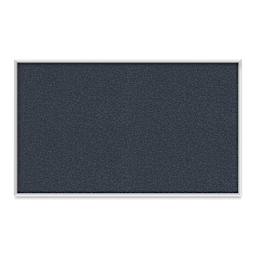 Ghent PremaTak Tackboard - 4 ft x 6 ft, Navy, Vinyl, Aluminum Frame