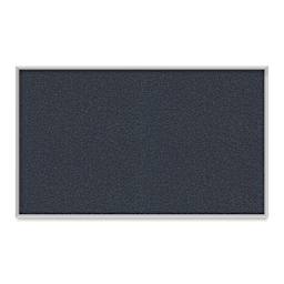 Ghent PremaTak Tackboard - 3 ft x 5 ft, Navy, Vinyl, Aluminum Frame