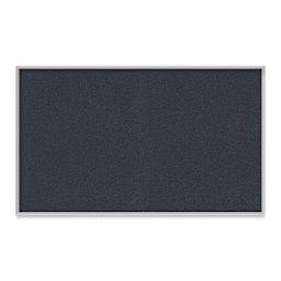 Ghent PremaTak Tackboard - 4 ft x 8 ft, Navy, Vinyl, Aluminum Frame