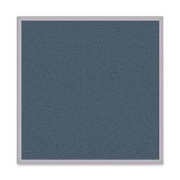 Ghent PremaTak Tackboard - 4 ft x 4 ft, Ocean, Vinyl, Aluminum Frame