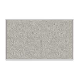 Ghent PremaTak Tackboard - 4 ft x 6 ft, Silver, Vinyl, Aluminum Frame