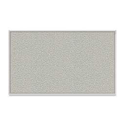 Ghent PremaTak Tackboard - 36" x 48", Silver, Vinyl, Aluminum Frame