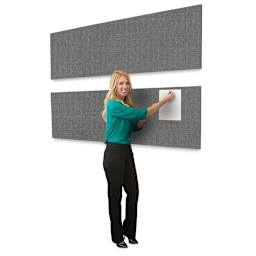 Screenflex Acoustical Panel - 90" x 22", Stone