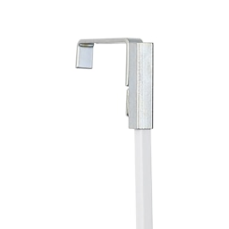 Walker System Rod Sleeve - Silver, Hook Over, 1-3/4"