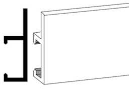 Walker System Molding - Diagram showing configuration of molding
