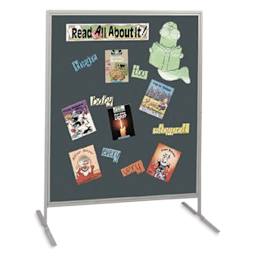 Multiplex Child Size Panel - Charcoal Fabric, Hook & Loop Fabric, Gray Frame