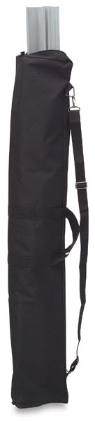 Testrite DW-1 Display Wall - Folded and inserted in black carry bag