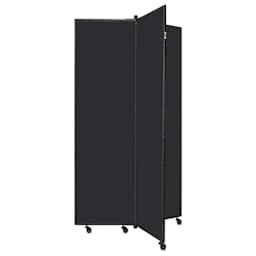 Screenflex Mobile Display - 5 ft 9", Black, 3 Panel