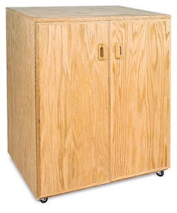 Best Art Cart - Left angled view with doors closed