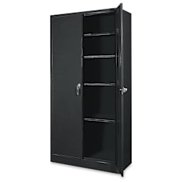 Atlantic Metal Bookcase - 36" x 72" x 18", Black, 4 Shelves